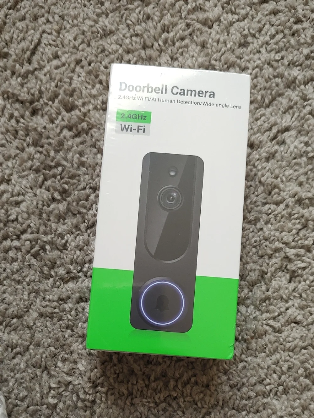Wi‑Fi Doorbell Camera (Black)